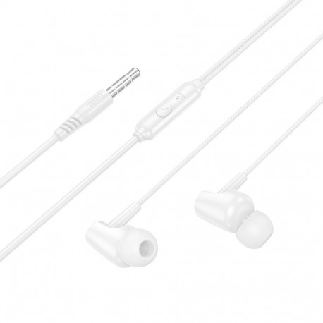 Wire earphones Jack 3,5mm Hoco M112 white