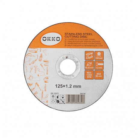 CUTTING DISCS 125X1.2 OKKO