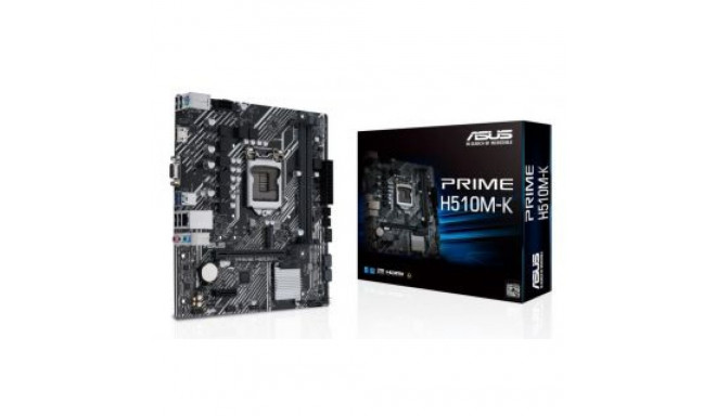 Asus mainboard Intel H510 LGA1200 MicroATX 1xPCI-Express 3.0 1x 1xPCI-Express 4.0 16x 1xM.2 