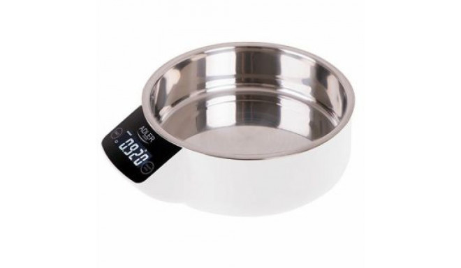 Adler Kitchen scale with a bowl AD 3166 Maximum weight (capacity) 5 kg, Graduation 1 g, Display type