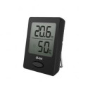 Duux Sense Hygrometer + Thermometer, Black, LCD display