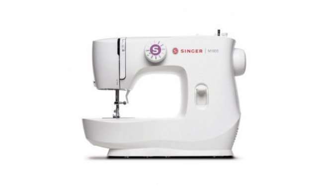 Singer Sewing Machine M1605 Number of stitches 6, Number of buttonholes 1, White