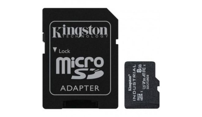 Kingston KINGSTON 8GB SDHC Industrial C10 UHS-I