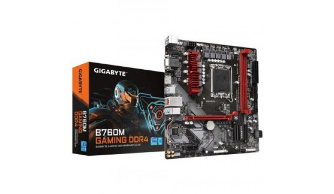 Gigabyte Mainboard||Intel B760 Express|LGA1700|Micro-ATX|Memory DDR4|Memory slots 2|1xPCI-Express 3.