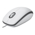 Logitech Mouse M100, White