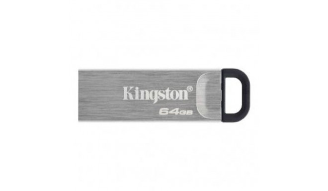 Kingston USB Flash Drive DataTraveler Kyson 64 GB, USB 3.2 Gen 1, Black/Grey