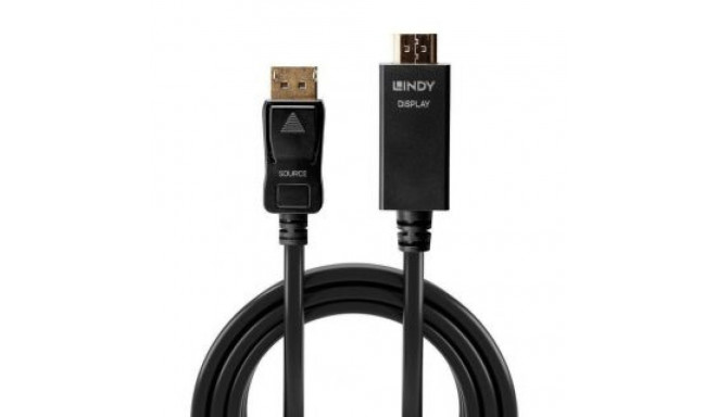 LINDY CABLE DISPLAY PORT TO HDMI 5M/36924