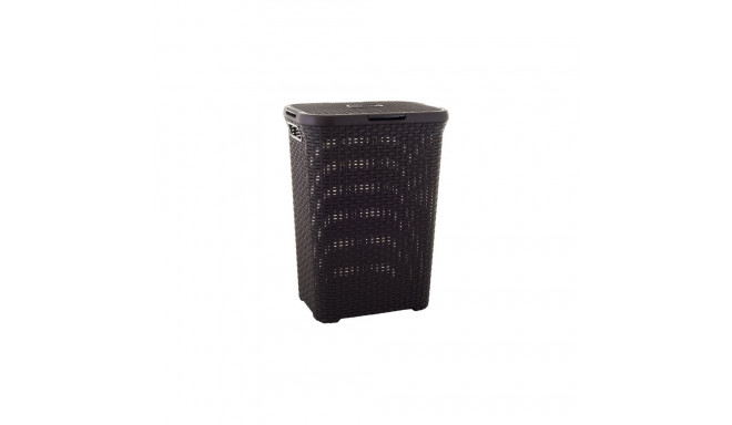 Curver Style 144873 pesukorv 60 L ruudukujuline rattan pruun