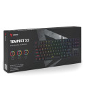 Keyboard RGB Tempest X2 Outemu Red