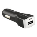 QOLTEC 50140 Qoltec Autolaadija Kiirlaadimine 12V-24V 1.5-3A USB