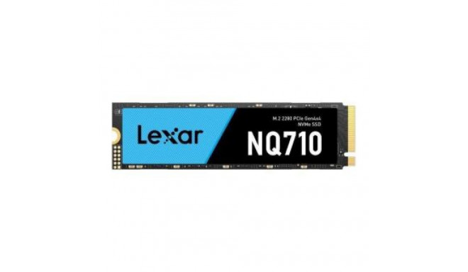 Lexar SSD||NQ710|500GB|Heatsink M.2|PCIe Gen4|NVMe|Write speed 1700 MBytes/sec|Read speed 4400 MByte