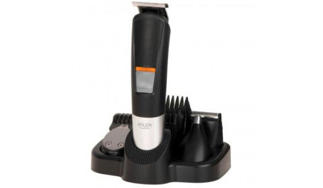 Adler Grooming set 5 in 1 | AD 2943 | Cordless | Number of length steps 4 | Black