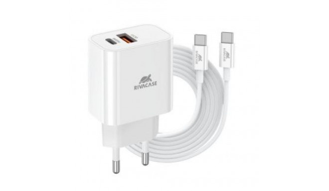 RIVACASE MOBILE CHARGER WALL/WHITE PS4102 WD4