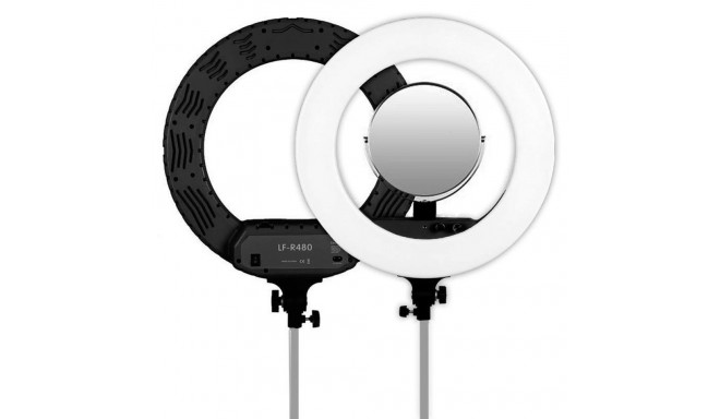 Caruba Round Vlogger 18 inch LED Set Economy met Tas Zwart