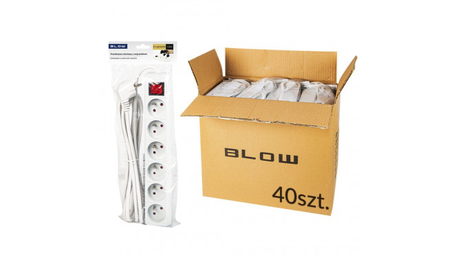 98-540# võrgupikendus pr-670wsp 6-pesaga maandusega+lüliti 1,5m (40 tk.)