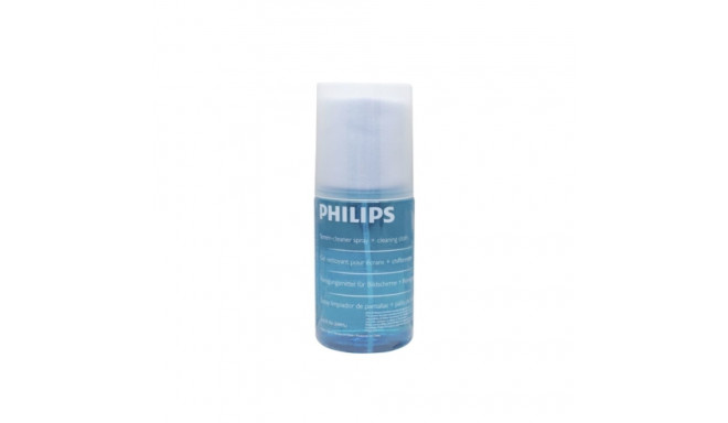 Philips SVC1116B/10 Ekrāna tīrīšanas šķidrums ar microfiber salvete 200ml.