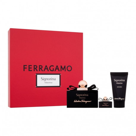 Ferragamo Signorina Misteriosa Eau de Parfum (100ml) (Edp 100 ml + Edp 5 ml + Body Lotion 50 ml)