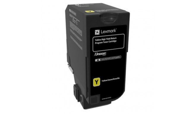 LEXMARK Genuine High Capacity Yellow Return Programme 84C2HY0 Toner Cartridge
