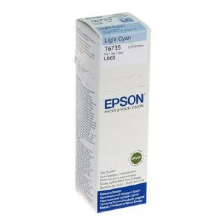 EPSON T6735 Ink bottle 70ml Ink Cartridge, Light Cyan