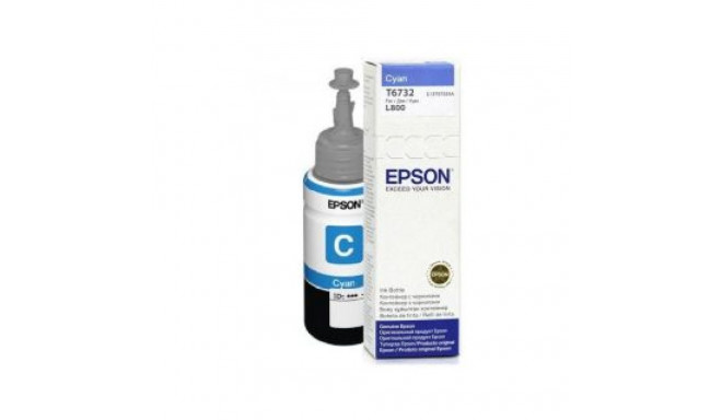 EPSON T6732 Ink bottle 70ml Ink Cartridge, Cyan