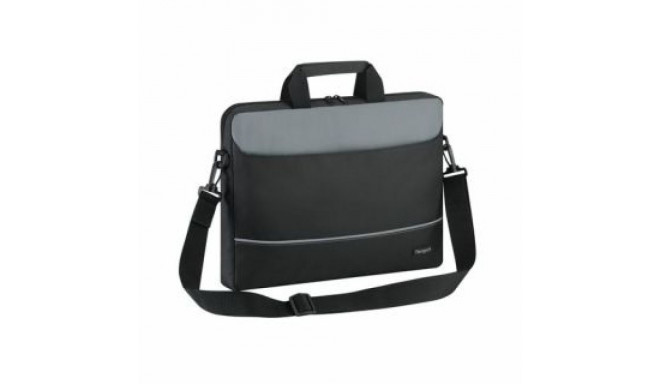 Targus Intellect Fits up to size 15.6 ", Black/Grey, Shoulder strap, Messenger - Briefcase,