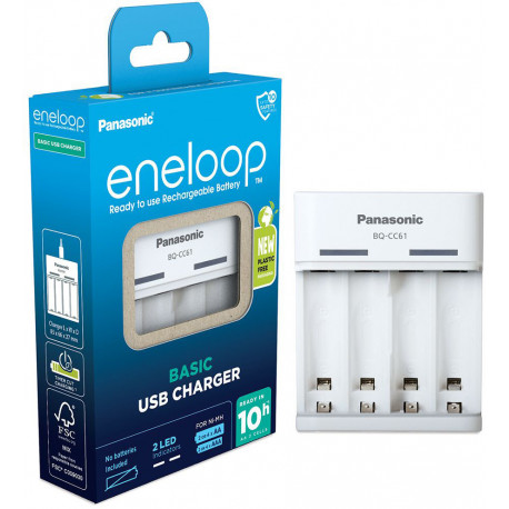 Panasonic eneloop charger BQ-CC61USB (opened package)
