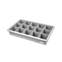 Jääkuubiku Vorm Quttin Painduv Silikoon 18,2 x 11,5 x 3,5 cm (24 Ühikut)