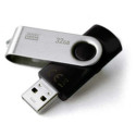 USB-pulk GoodRam UTS2 Must Hõbedane 32 GB 5 MB/s-20 MB/s (1 Ühikut)