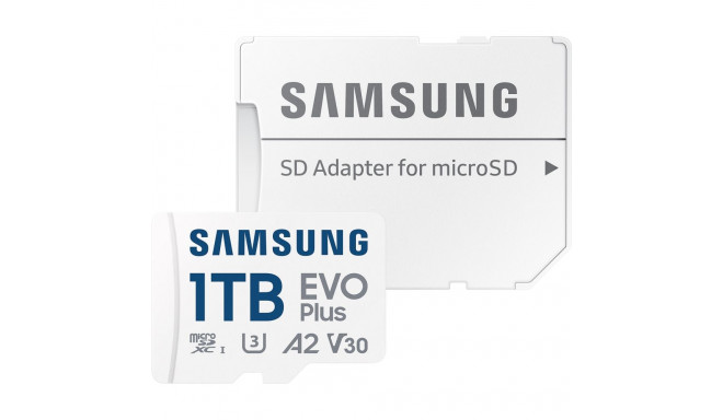 Mälukaart Samsung 1TB EVO Plus MicroSD+adapter