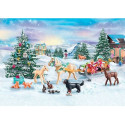 Advent Calendar Horses of Waterfall - Christmas Sleigh Ride