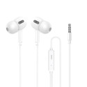 Wired headphones HiFi jack 3,5mm white
