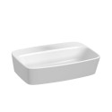 WASHBASIN COUNTER TOP LYRA PLUS 55CM WH