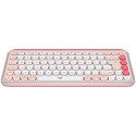 LOGITECH POP ICON KEYS - ROSE - US INT'L - BT - INTNL-973