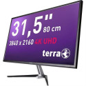 Wortmann AG TERRA 3290W LED display 80 cm (31.5&quot;) 3840 x 2160 pixels 4K Ultra HD Black