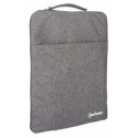 Manhattan Seattle Laptop Sleeve 15.6&quot;, Grey, Padded, Extra Soft Internal Cushioning, Main C