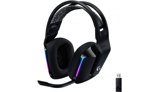 "Logitech Gaming Headset Lightspeed G733 Black"