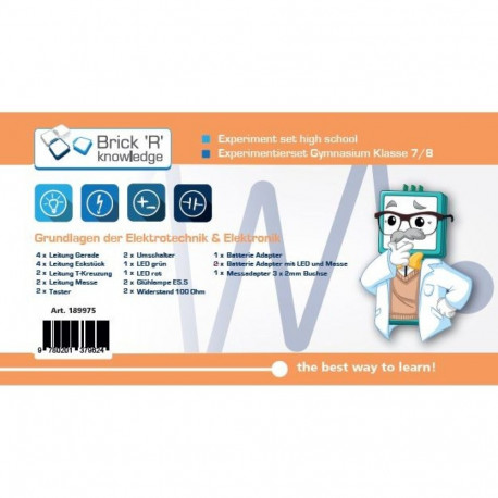 "ALLNET BrickRknowledge Experimentierset Gymnasium Klasse 7/8"