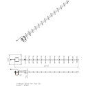 "ALLNET Antenne 868MHz 14dbi Antenne (N-Female) YAGI ANT-868-14dbi-Yagi LoRA HELIUM IoT"