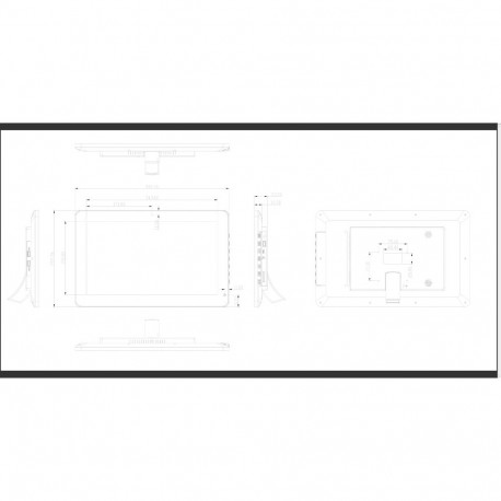 ALLNET 15-tolline puuteekraaniga tahvelarvuti PoE 8GB/64GB, RK3568 Android 13, PrimeOne-150