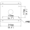 "ALLNET Cornermount/Deckenhalter Eckadapter for ALL-CAM2498-LEP"