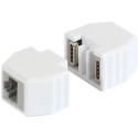 "ALLNET TP-TP Kupplung CAT6A Buchse 1:1 8-pol. RJ45 magnetische Sicherungskupplung 50er Bulk Set Abw