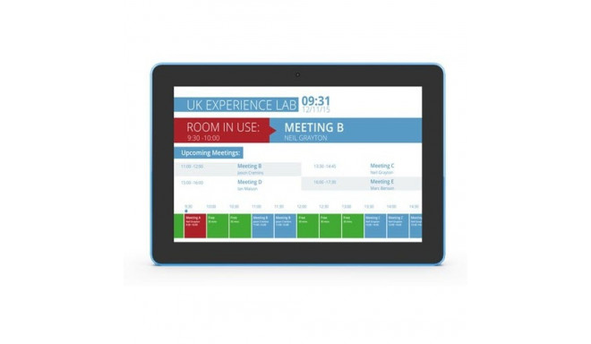 "ALLNET Meetingraum RGB LED Tablet 10 Zoll RK3568 Android 11 und NFC/RFID Farbe schwarz"