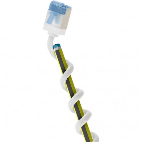 Ultra-Flexible CAT 6A Patch Cable, Slim, U/FTP, white