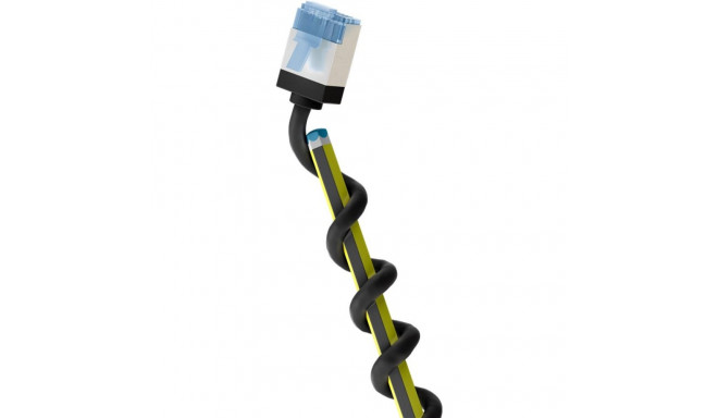 Võrgukaabel Cat6a U/FTP 0.5m, must, LSZH, CU, Slim, Ultra-Flex