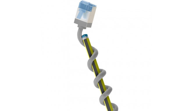 Võrgukaabel Cat6a U/FTP 0.15m, hall, LSZH, CU, Slim, Ultra-Flex