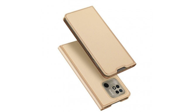 Dux Ducis Xiaomi Redmi 10C Skin Pro Flip Case Gold