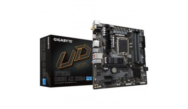 Gigabyte Mainboard||Intel B760 Express|LGA1700|Micro-ATX|Memory DDR4|Memory slots 4|2xPCI-Express 3.