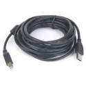 Gembird USB 2.0 A-plug B-plug 3 m (10 ft) cable with ferrite core
