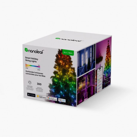 Nanoleaf Smart Holiday String Lights 24m 300 LEDs | 18 W | 16M+