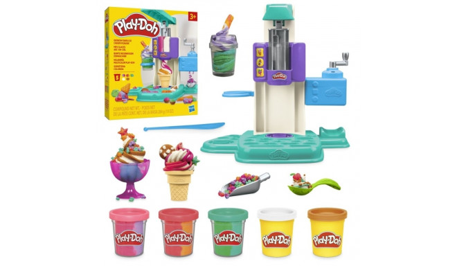 PLAY-DOH mängukomplekt vikerkaarekeerise jäätis